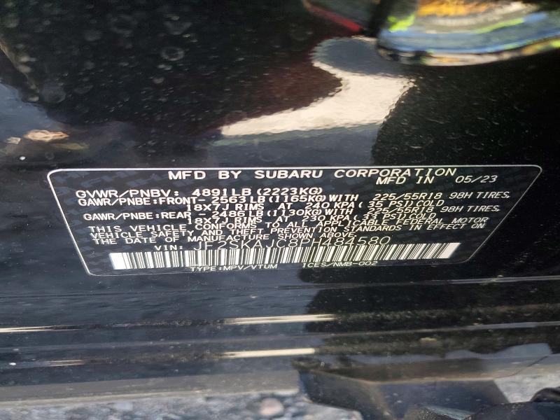 46382426 :رقم المزاد ، JF2SKAJC8PH484580 vin ، 2023 Subaru Forester مزاد بيع