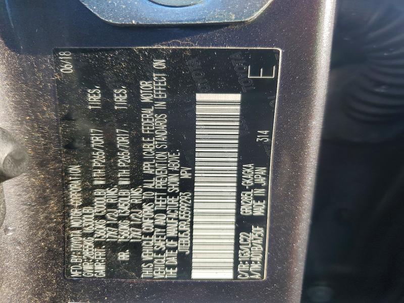 Продажа на аукционе авто 2018 Toyota 4runner, vin: JTEBU5JR9J5599293, номер лота: 79831505