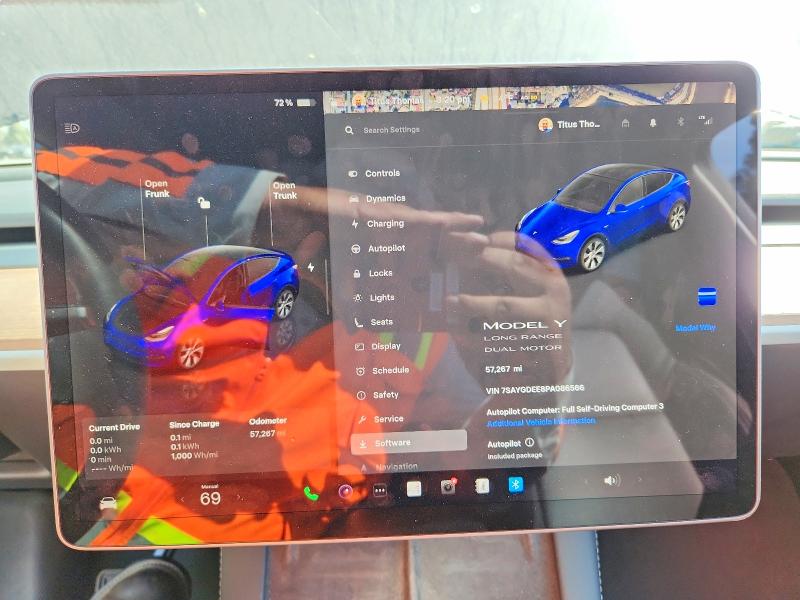 47119306 :رقم المزاد ، 7SAYGDEE8PA086566 vin ، 2023 Tesla Model Y مزاد بيع
