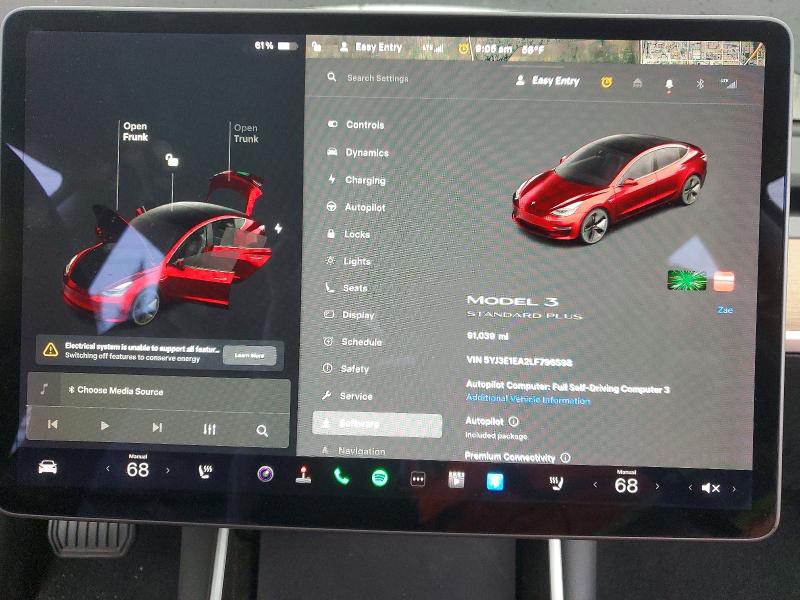 Aukcja sprzedaży 2020 Tesla Model 3, vin: 5YJ3E1EA2LF796598, numer aukcji: 46659256