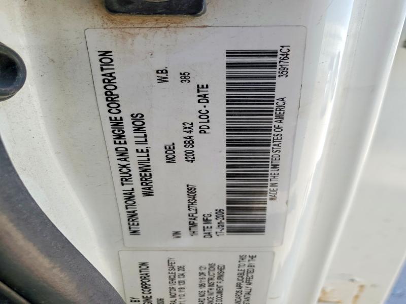 46920076 :رقم المزاد ، 1HTMPAFL27H340897 vin ، 2007 International 4000 مزاد بيع