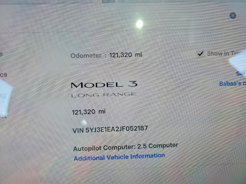 46400276 :رقم المزاد ، 5YJ3E1EA2JF052187 vin ، 2018 Tesla Model 3 مزاد بيع