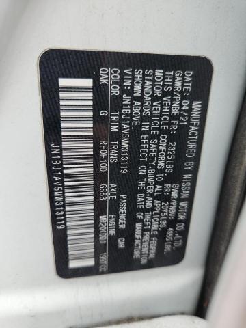 Продажа на аукционе авто 2021 Nissan Rogue Sport, vin: JN1BJ1AV5MW313119, номер лота: 79597715