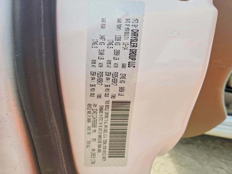 79143485 :رقم المزاد ، 2C4RC1CG4FR656889 vin ، 2015 Chrysler Town & Country مزاد بيع