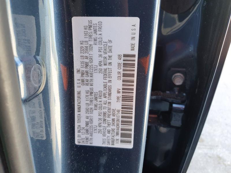 45476366 :رقم المزاد ، 7MMVAADWXSN107148 vin ، 2025 Mazda Cx-50 مزاد بيع