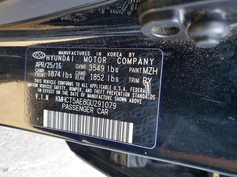 Продаж на аукціоні авто 2016 Hyundai Accent, vin: KMHCT5AE8GU291079, номер лоту: 47795196
