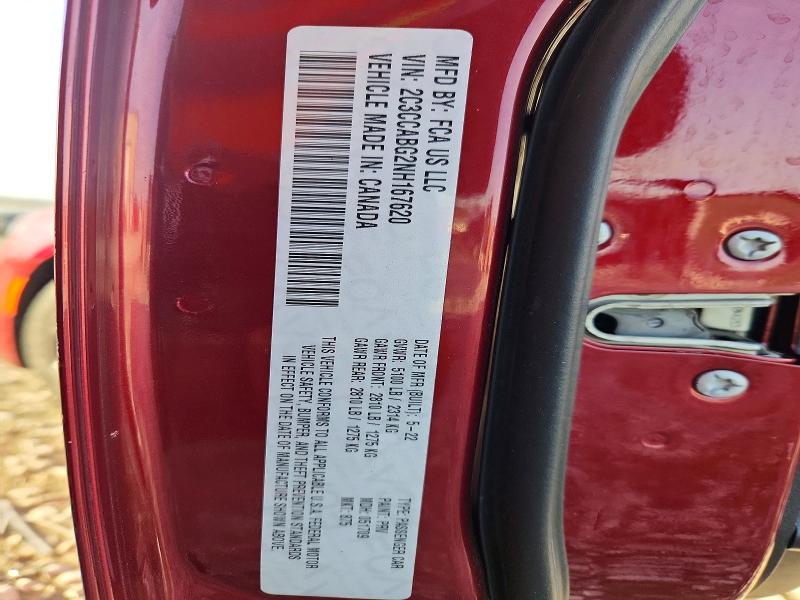Продаж на аукціоні авто 2022 Chrysler 300, vin: 2C3CCABG2NH167620, номер лоту: 46446176