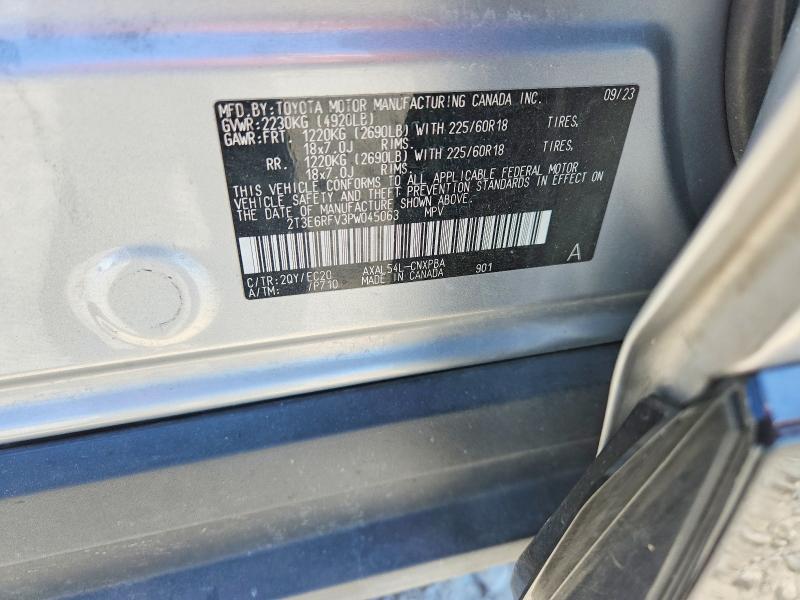 55822516 :رقم المزاد ، 2T3E6RFV3PW045063 vin ، 2023 Toyota Rav4 Hybrid مزاد بيع