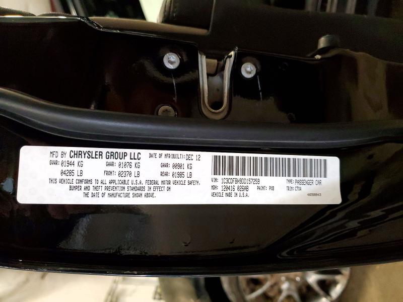 Продажа на аукционе авто 2013 Dodge Dart, vin: 1C3CDFBH9DD157259, номер лота: 46734826