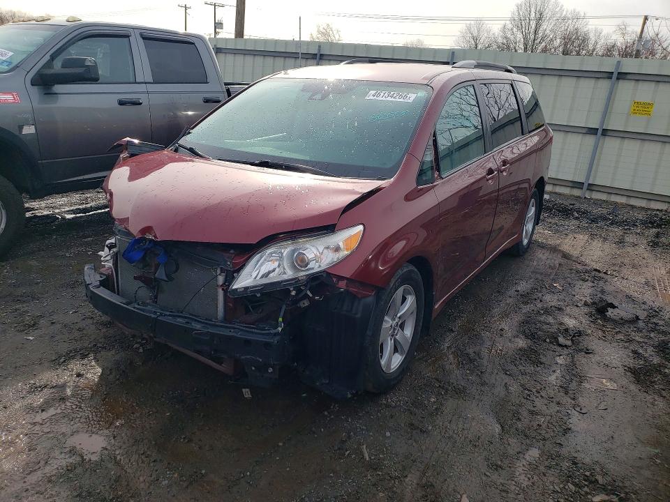 46134266 :رقم المزاد ، 5TDKZ3DC1LS043252 vin ، 2020 Toyota Sienna مزاد بيع