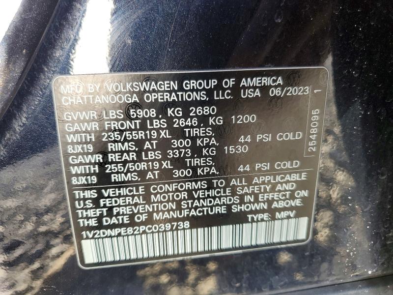 Aukcja sprzedaży 2023 Volkswagen Id.4, vin: 1V2DNPE82PC039738, numer aukcji: 45500316