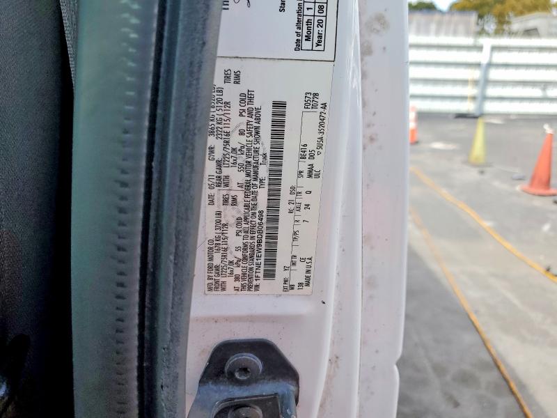 78523385 :رقم المزاد ، 1FTNE1EW9BDB06498 vin ، 2011 Ford E150 مزاد بيع