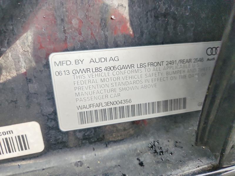 Продаж на аукціоні авто 2014 Audi A4, vin: WAUFFAFL3EN004356, номер лоту: 46004306