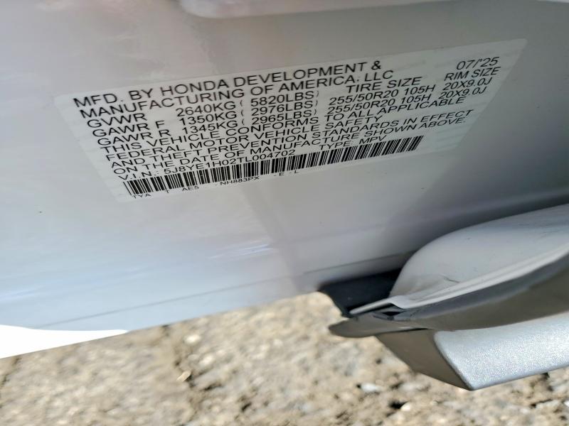 Aukcja sprzedaży 2026 Acura Mdx, vin: 5J8YE1H02TL004702, numer aukcji: 47640986