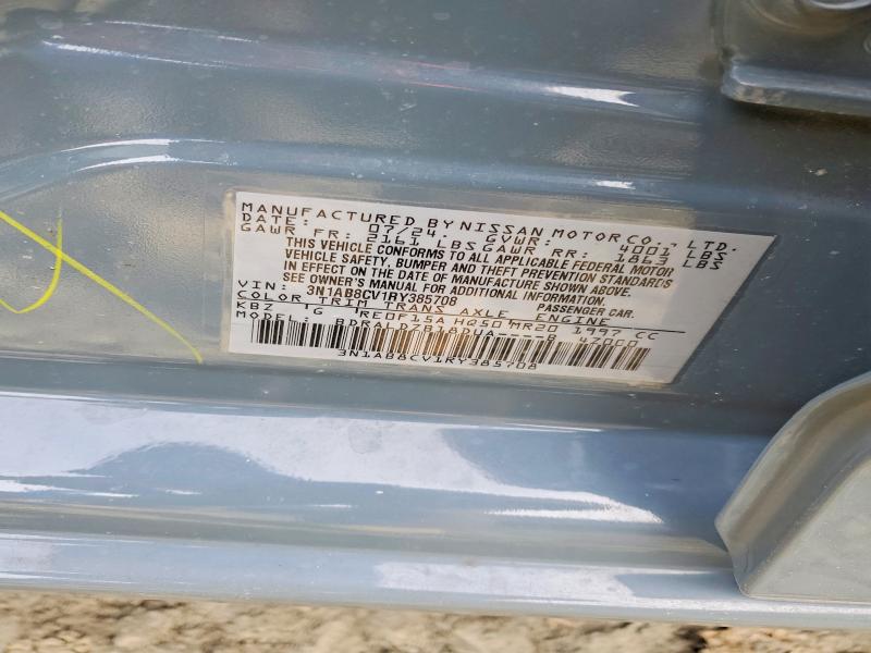 2024 Nissan Sentra მანქანა იყიდება აუქციონზე, vin: 3N1AB8CV1RY385708, აუქციონის ნომერი: 78601625