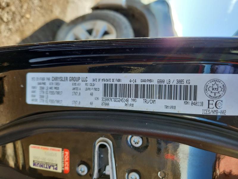 41871036 :رقم المزاد ، 3C6RR7KT6EG245148 vin ، 2014 Ram Trucks 1500 مزاد بيع