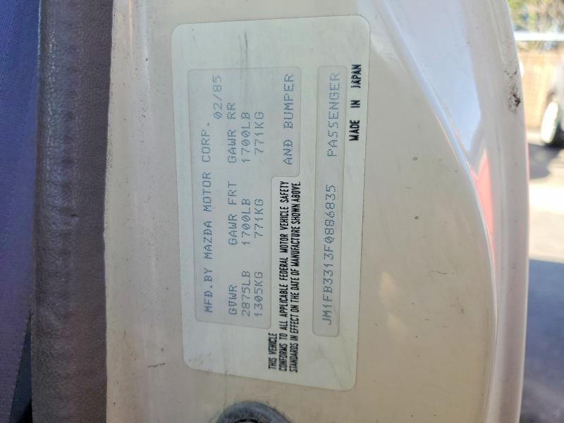 46220376 :رقم المزاد ، JM1FB3313F0886835 vin ، 1985 Mazda Rx7 مزاد بيع
