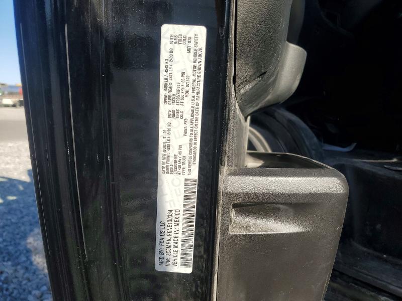 Продажа на аукционе авто 2022 Ram Promaster 3500, vin: 3C6MRVJG0NE130334, номер лота: 75604505