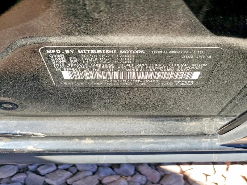 Продаж на аукціоні авто 2024 Mitsubishi Mirage, vin: ML32AUHJ7RH019284, номер лоту: 41608526