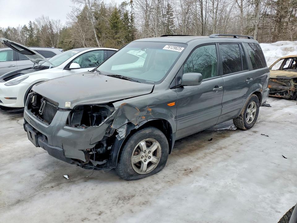 76129625 :رقم المزاد ، 2HKYF185X7H003542 vin ، 2007 Honda Pilot مزاد بيع