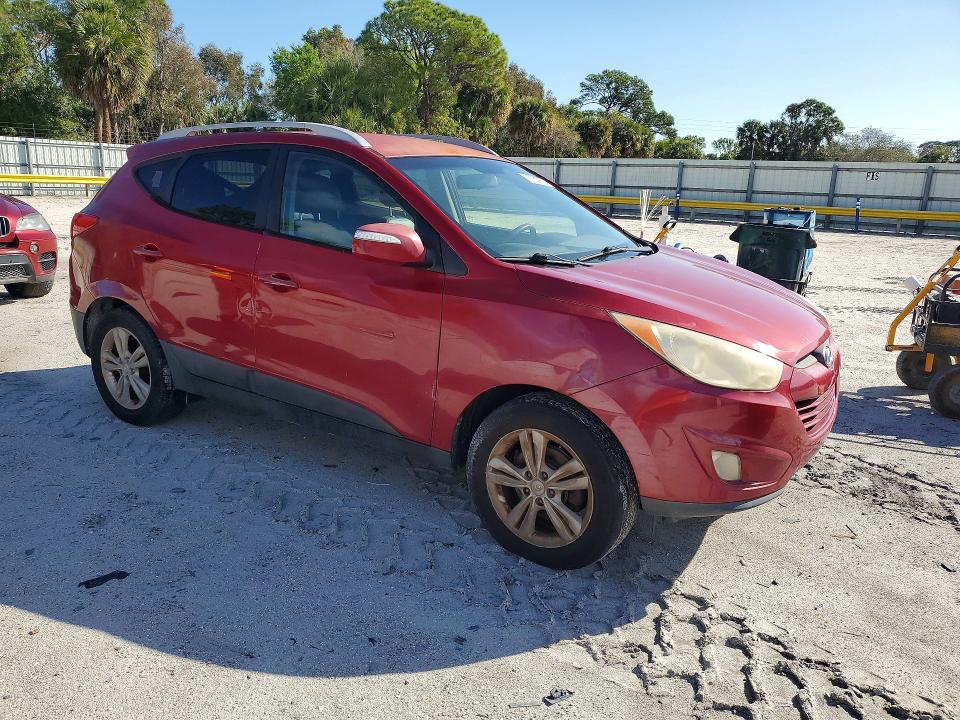 2013 Hyundai Tucson მანქანა იყიდება აუქციონზე, vin: KM8JU3AC8DU629180, აუქციონის ნომერი: 78753065