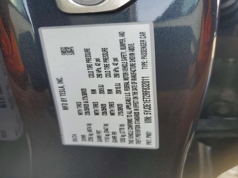 Продаж на аукціоні авто 2024 Tesla Model 3, vin: 5YJ3E1ET2RF832011, номер лоту: 47185416