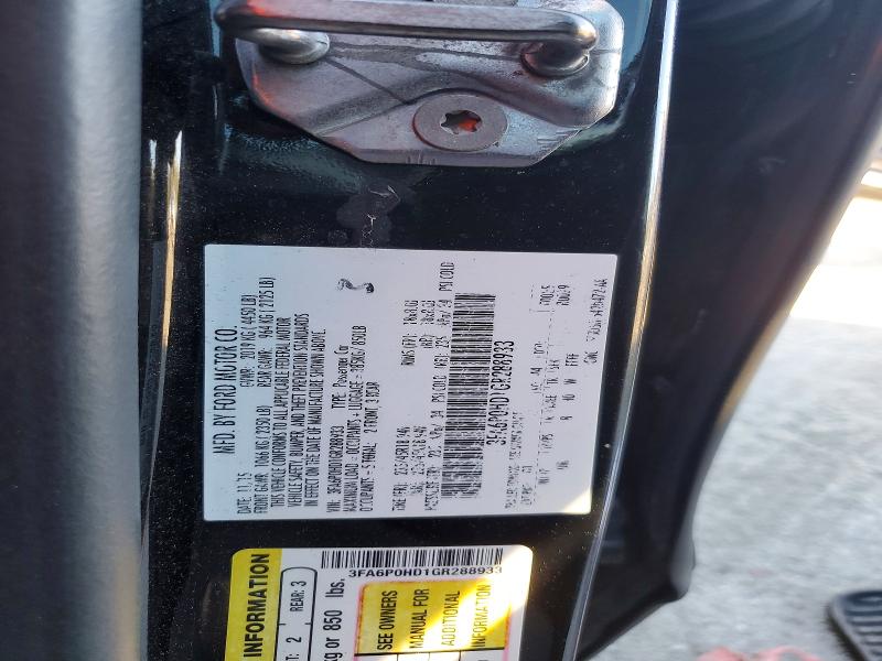 2016 Ford Fusion მანქანა იყიდება აუქციონზე, vin: 3FA6P0HD1GR288933, აუქციონის ნომერი: 45930066