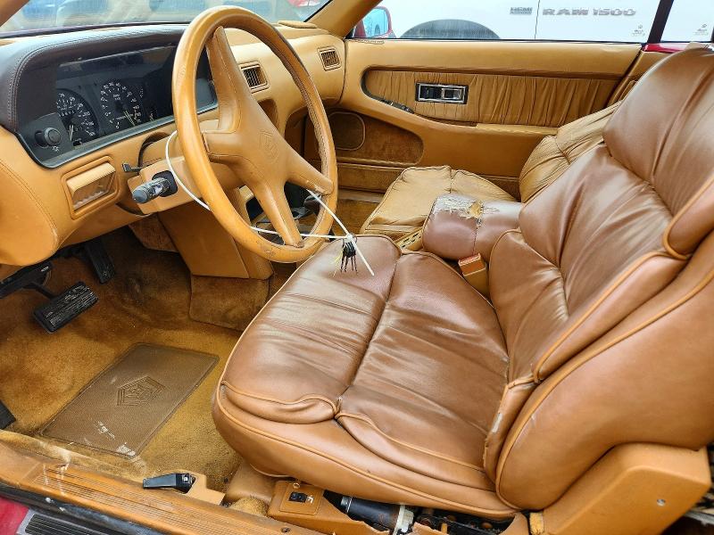 46246436 :رقم المزاد ، ZC2FP110XKB200749 vin ، 1989 Chrysler Tc مزاد بيع