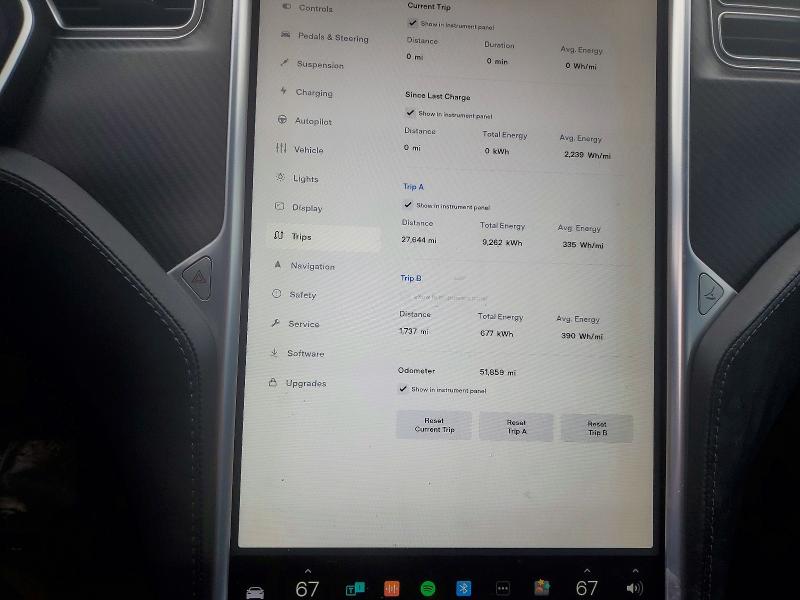 Продаж на аукціоні авто 2017 Tesla Model S, vin: 5YJSA1E24HF231857, номер лоту: 46917296