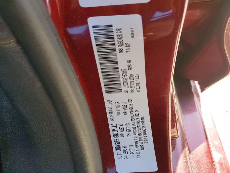 47807266 :رقم المزاد ، 1C3CCCCG6FN628062 vin ، 2015 Chrysler 200 مزاد بيع