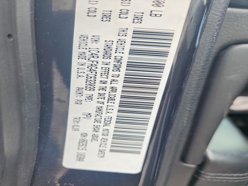 47828256 :رقم المزاد ، 1C4RJFAG4FC632039 vin ، 2015 Jeep Grand Cherokee مزاد بيع