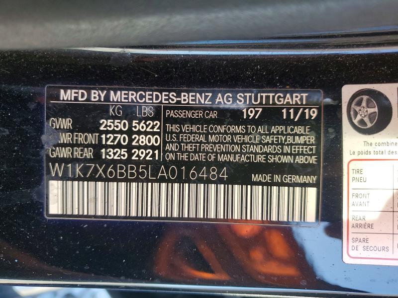 Продаж на аукціоні авто 2020 Mercedes-benz Amg Gt, vin: W1K7X6BB5LA016484, номер лоту: 42052626