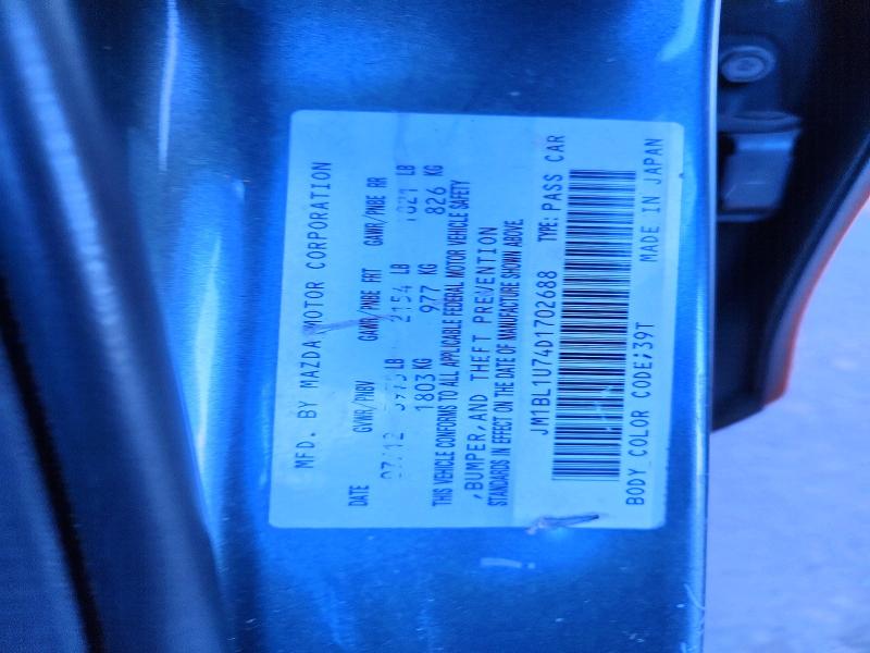Продажа на аукционе авто 2013 Mazda 3, vin: JM1BL1U74D1702688, номер лота: 46553136