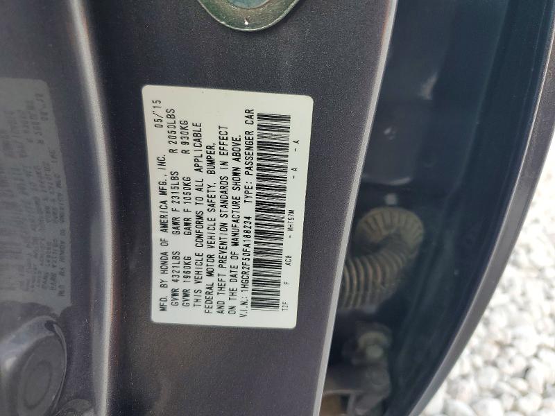 Aukcja sprzedaży 2015 Honda Accord, vin: 1HGCR2F50FA188234, numer aukcji: 48194076