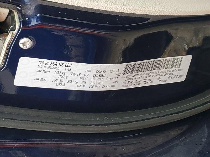 77240995 :رقم المزاد ، 2C4RC1N7XJR183733 vin ، 2018 Chrysler Pacifica مزاد بيع
