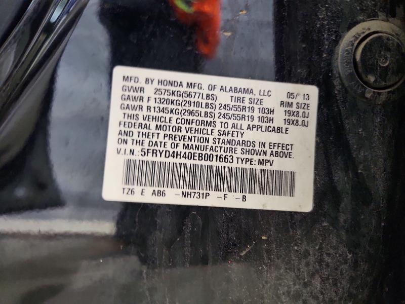 Aukcja sprzedaży 2014 Acura Mdx, vin: 5FRYD4H40EB001663, numer aukcji: 47627176