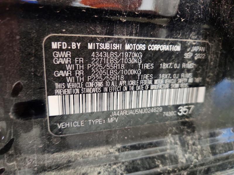 Продаж на аукціоні авто 2022 Mitsubishi Outlander Sport, vin: JA4ARUAU5NU024629, номер лоту: 47208106