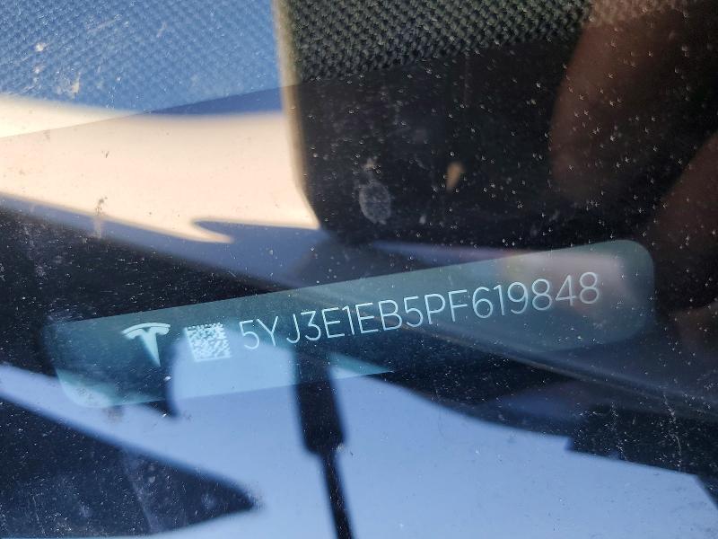 79741755 :رقم المزاد ، 5YJ3E1EB5PF619848 vin ، 2023 Tesla Model 3 مزاد بيع