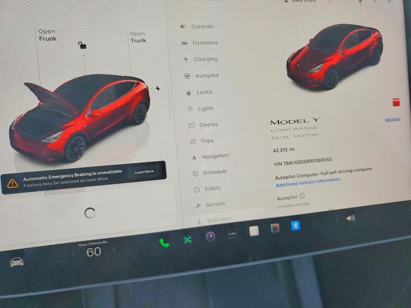 79949375 :رقم المزاد ، 7SAYGDEE6RF060053 vin ، 2024 Tesla Model Y مزاد بيع