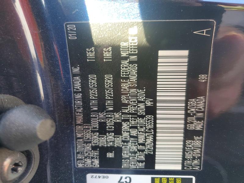 Aukcja sprzedaży 2020 Lexus Rx 350, vin: 2T2HZMAA7LC165539, numer aukcji: 46506796
