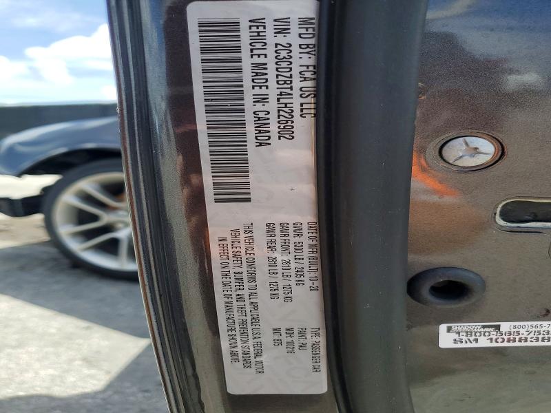 Продаж на аукціоні авто 2020 Dodge Challenger, vin: 2C3CDZBT4LH226902, номер лоту: 46822796