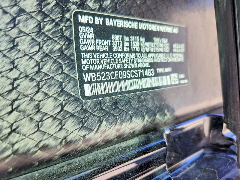 Продаж на аукціоні авто 2025 Bmw Ix, vin: WB523CF09SCS71483, номер лоту: 46903436