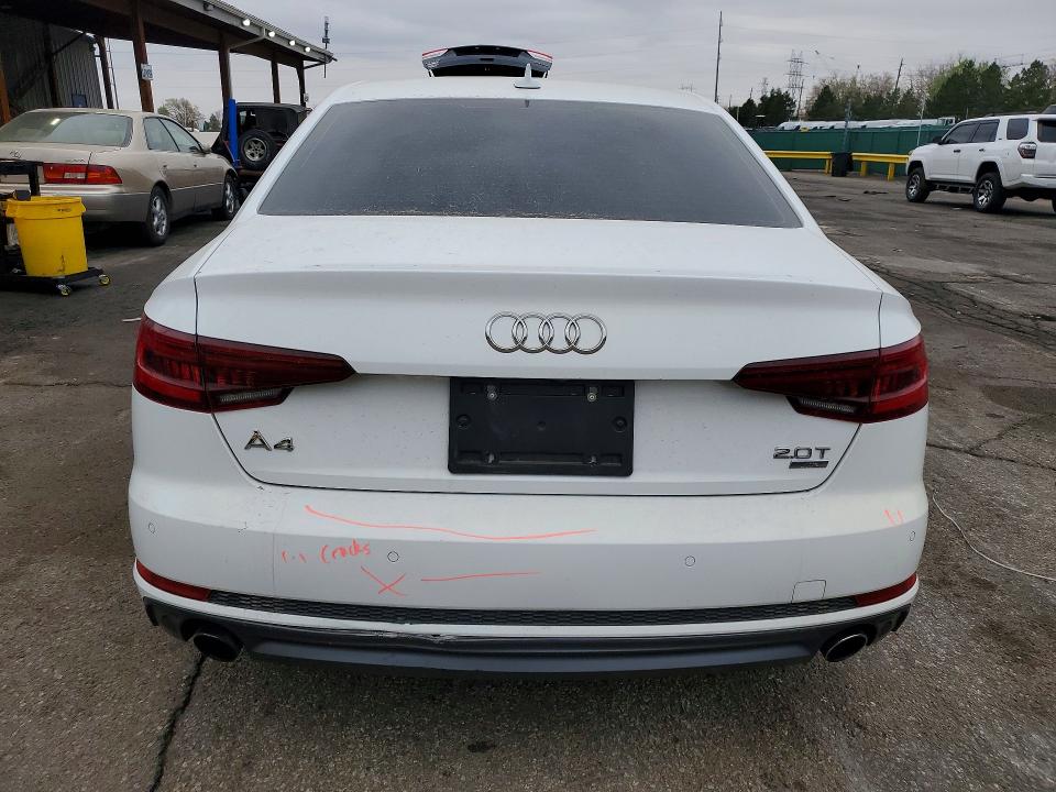 2018 Audi A4 მანქანა იყიდება აუქციონზე, vin: WAULMAF40JA145825, აუქციონის ნომერი: 46927916