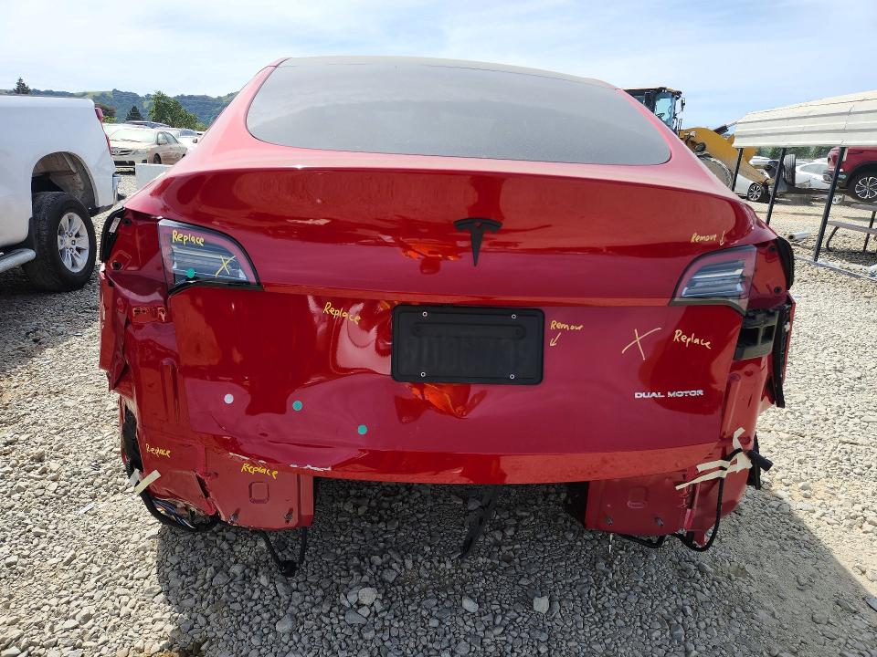 Продажа на аукционе авто 2022 Tesla Model Y, vin: 7SAYGDEE8NF560726, номер лота: 47828946