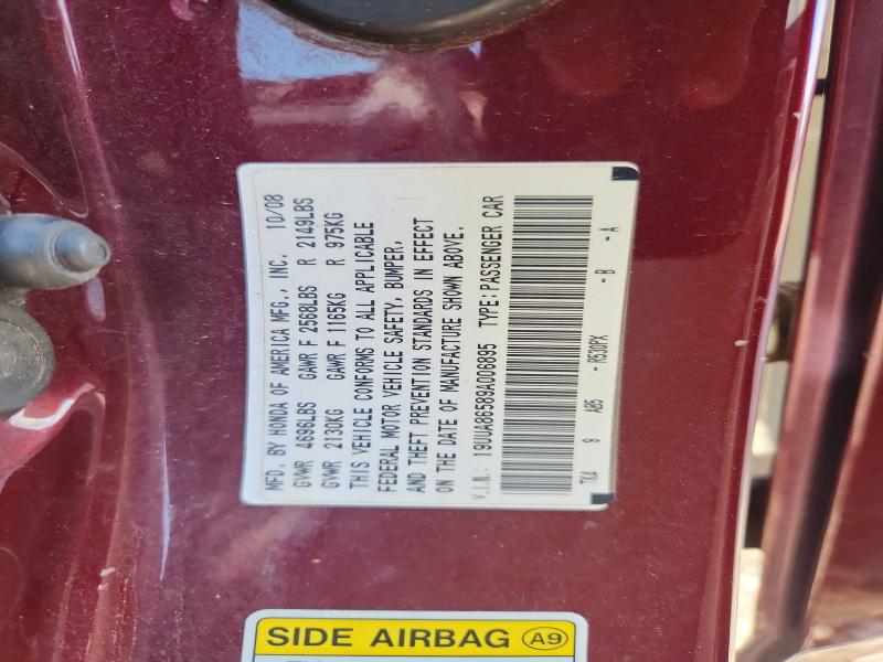 Продажа на аукционе авто 2009 Acura Tl, vin: 19UUA86589A006895, номер лота: 48401376