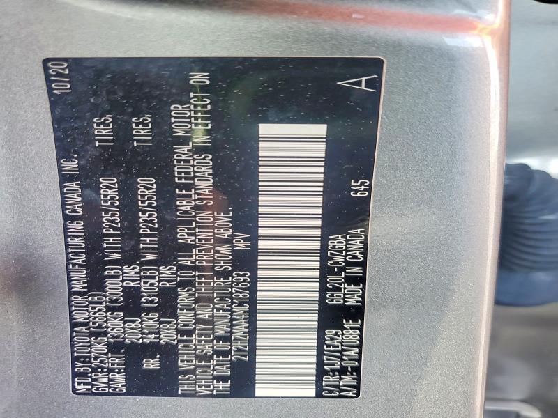 2021 Lexus Rx 350 მანქანა იყიდება აუქციონზე, vin: 2T2HZMAA4MC187693, აუქციონის ნომერი: 47691546