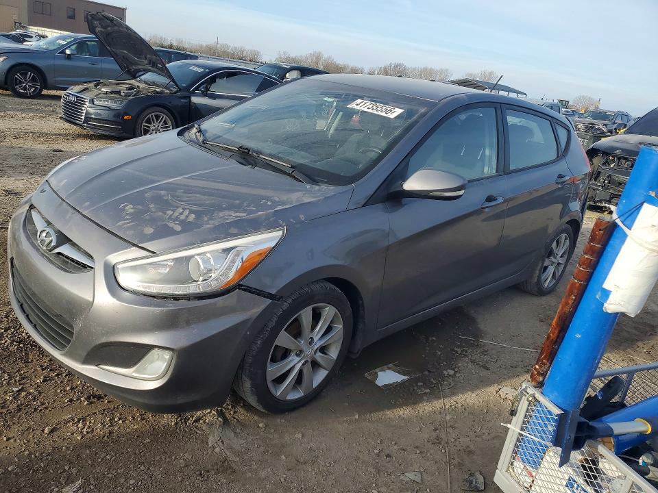 41735556 :رقم المزاد ، KMHCU5AE8EU190070 vin ، 2014 Hyundai Accent مزاد بيع