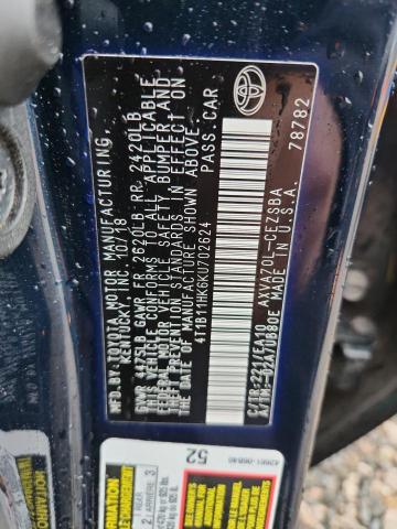 79668515 :رقم المزاد ، 4T1B11HK6KU702624 vin ، 2019 Toyota Camry مزاد بيع
