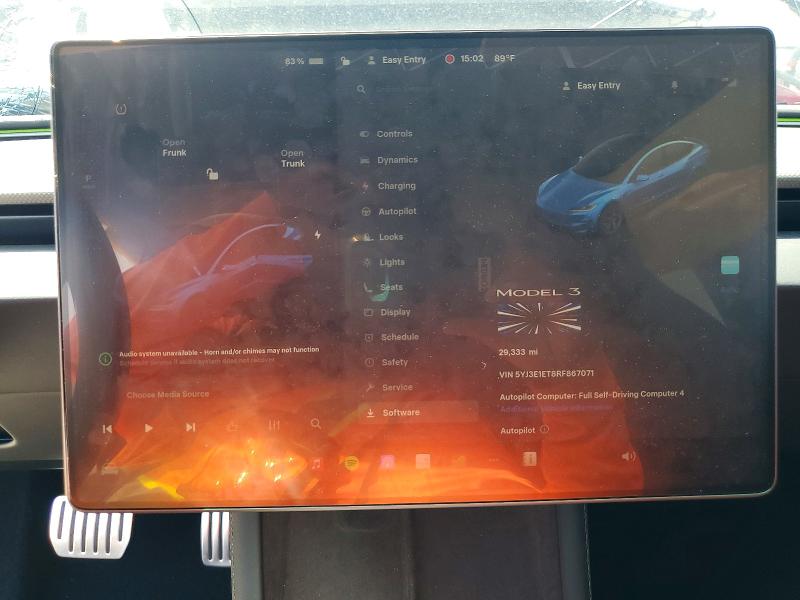 47334566 :رقم المزاد ، 5YJ3E1ET8RF867071 vin ، 2024 Tesla Model 3 مزاد بيع