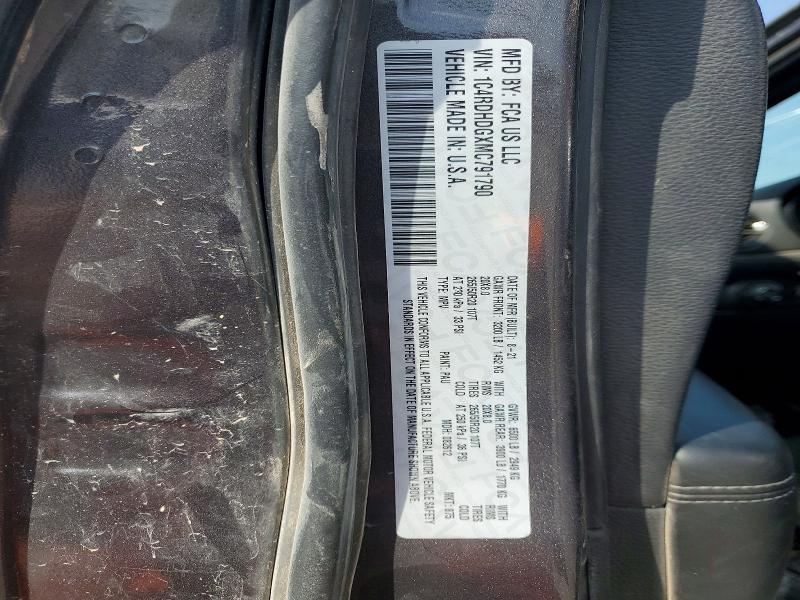 Продаж на аукціоні авто 2021 Dodge Durango, vin: 1C4RDHDGXMC791790, номер лоту: 48023316